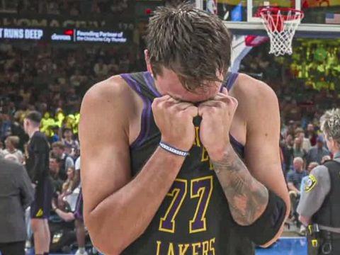 东契奇接受MRI检查,专家预测腿筋1-2级拉伤,美媒预计康复需4周