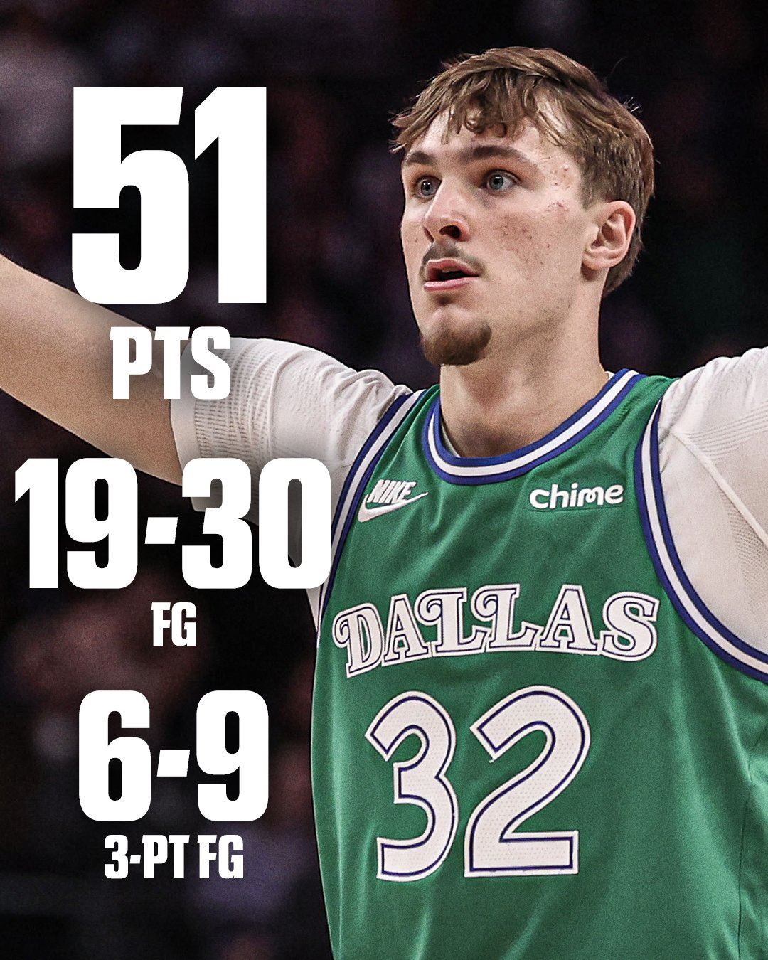 未来可期，弗拉格创历史，新秀第九人单场斩获50分