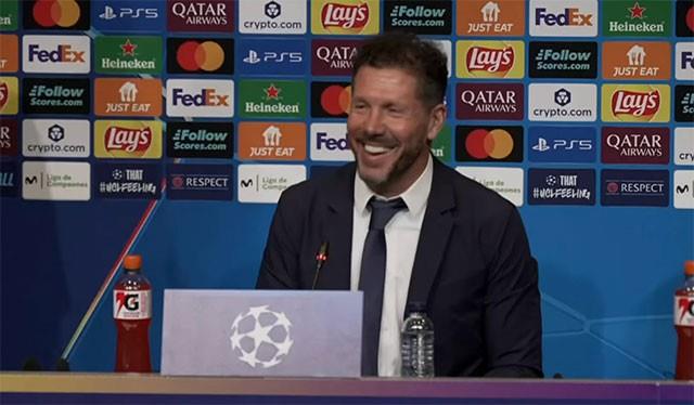 西蒙尼盛赞格列兹曼，称其为自己执教生涯最佳之一